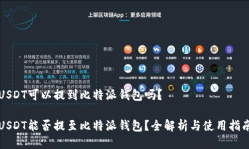 USDT可以提到比特派钱包吗？

USDT能否提至比特派钱包？全解析与使用指南